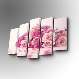 Wallity Cuadro Decorativo en Lienzo 5 Piezas 5PUC-111